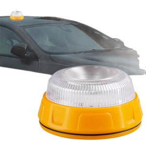 Moons Been – lumière d'avertissement de circulation, LED jaune, clignotante, lumière d'urgence pour voiture, support magnétique, DC 12V - Product Image 5