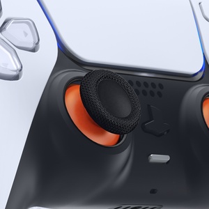 EXtremeRate อะนาล็อกสติ๊กสีส้มและสีดำ สำหรับจอยคอนโทรลเลอร์ PS5 และ PS4 ทุกรุ่น - Product Image 5