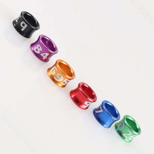 Anello per Zampe di Uccelli di Alta Qualità, Ricamato con Peonia Xuan Feng e Occhi, per Identificazione Pappagalli, Corvi e Otto Uccelli, Accessorio per Uccelli - Product Image 1