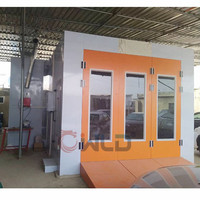 Cabines de peinture WLD-Y90 à chauffage diesel pour la peinture automobile, four de séchage avec certification CE