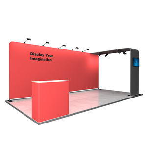 Admax บูธแสดงสินค้าอะลูมิเนียมไร้กรอบแบบเคลื่อนที่10x10 10x20ft บูธแสดงสินค้าพร้อมแบนเนอร์แบบแขวน - Product Image 2