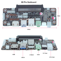 Mini PC industriel OPS en gros, carte secondaire PCBA pour tableau blanc interactif, connecteur 80 broches