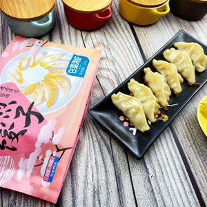 Healthy Vegan Jiaozi-Aperitivo asiático rápido Albóndigas al vapor de verduras congeladas <span class=keywords><strong>Alimentos</strong></span> y bebidas - Product Image 1