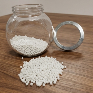 Fabricante de masterbatch de polietileno (PE) con alto contenido de CaCO3 para aplicaciones de inyección y soplado de plástico - Product Image 1