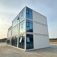 Casa Contenedor Modular de Paquete Plano, Ensamblaje Rápido, Desmontable, Hotel, Villa, Bajo Precio, Alta Calidad, Diseño Moderno, China