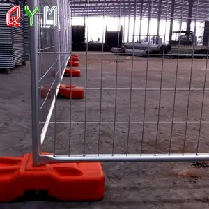Zincato controllo folla barriera in acciaio Australia recinzione temporanea piedi
