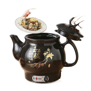 Pot à décoction de médecine chinoise en céramique 4L, arrêt automatique électrique, fonctionnement à une touche - Product Image 1