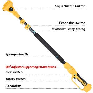 Mini tronçonneuse sans fil <span class=keywords><strong>à</strong></span> moteur sans balais 21V 350W, outil de coupe du bois de qualité bricolage, 6 pouces, fonctionne sur <span class=keywords><strong>batterie</strong></span>, pour arbre - Product Image 3