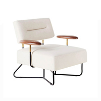 Meubles de salon modernes fantastiques, design modulaire, fauteuil de réception convertible en tissu, fauteuil de détente, métal, chambre à coucher, hôtel