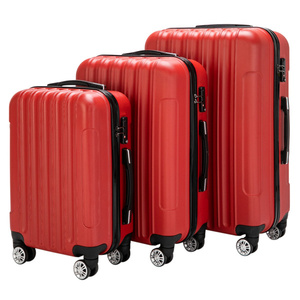 DB Large Capacity 3-in-1 <b>Multifunctional</b> Red Travel Storage <b>Suitcase</b> Luggage Set - Product Image 6