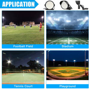 En Stock: Lámpara Deportiva LED de Aluminio para Exteriores, IP66, 600W, Alta Potencia, para Estadios, con Certificación DLC, UL y ETL - Product Image 6