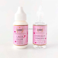 Nouveaux Kits d'Installation de Perruques Boîtes d'Emballage Marque Privée avec Spray Teintant Imperméable pour Dentelle et Colle Forte pour Perruques