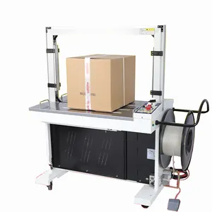 High Efficiency Aluminum arch Model DB8060 automatic strapping machine with foot switch/pedal