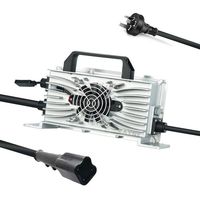 SKD personnalisé étanche LFP batterie 55.6v 20A 25Amp chargeur Portable haute puissance 1400w Lithium Ion chargeur de batterie pour voiturette de Golf