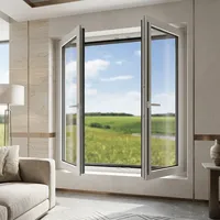 Fabricación Directa de Fábrica de Puertas Abatibles de UPVC, Puertas de Vidrio de UPVC, Puertas Interiores de UPVC y Ventanas Corredizas de UPVC