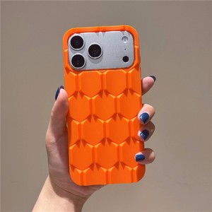 เคสโทรศัพท์มือถือกันกระแทก TPU ลายรังผึ้ง 3 มิติ สำหรับ iPhone 17 16 15 14 13 12 pro max ดีไซน์ลายรูปทรงข้าวหลามตัด - Product Image 5