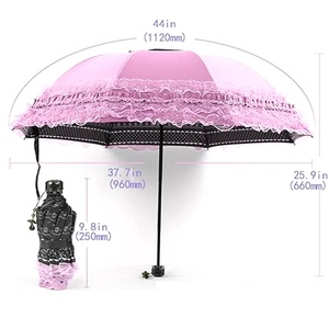 Personalized Umbrella European Ancient Castle Court Style Lace-trimmed Umbrellas for Wedding Sunshade Graceful - Product Image 2