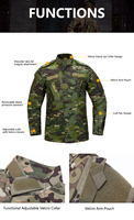 Tenue tactique ACU CP pour hommes, uniforme de sécurité, tenue de service, uniforme tactique camouflage, ensemble d'entraînement en plein air, ensemble d'exercice