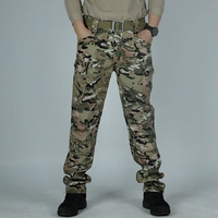 Pantalon cargo tactique sportif pour homme, en polaire, pour la chasse, l'escalade, imperméable, respirant, chaud, softshell, pour l'entraînement