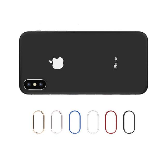 Metal Anti-Scratch Phone Camera Lens Ring Protector for 7 8 Plus X XS Max XR Back Camera