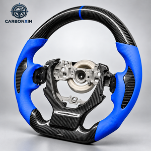 Volante Deportivo Personalizado de Fibra de Carbono y Cuero con 3 Radios y Empuñadura de 40 mm para Lexus ES NX10 2014-2022 GS F10 2015 IS250 IS350 - Product Image 4