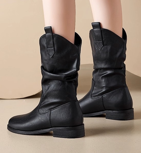 <strong>Women</strong> Round Toe Ladies <strong>s</strong> Casual Walking <strong>Low</strong> <strong>Heeled</strong> <strong>Ankle</strong> <strong>Boots</strong> - Product Image 6