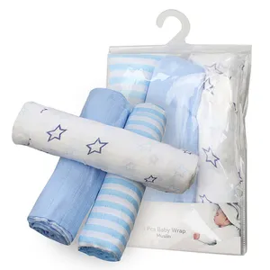Cotton Baby Swaddle Blanket Morden Luxury Baby Blankets Customize Color 2-6 Layer 100% Organic Cotton Baby Blanket Muslin Swaddle