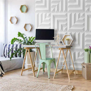 Paneles Decorativos de Pared 3D UDK a Precio Económico, 50*50cm, Revestimiento de Pared Ligero de PVC, Láminas Decorativas para Sala de Estar - Product Image 2