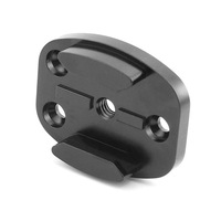 Xiaoyi — adaptateur en aluminium CNC, Surface de surf, 4 trous, pour Go Pro 9 8 7 10, caméra d'action 4K
