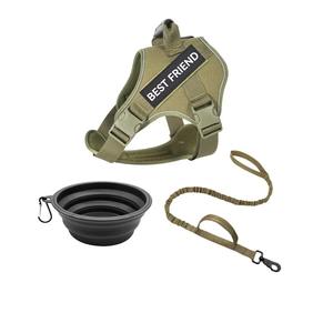 豪華な戦術的な調整可能な大型ペットハーネスベスト耐久性のある犬の狩猟コートカスタム犬のハーネス - Product Image 3