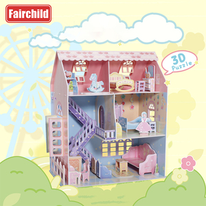 <span class=keywords><strong>Casa</strong></span> <span class=keywords><strong>de</strong></span> Muñecas, Rompecabezas 3D <span class=keywords><strong>de</strong></span> Cartón, Juguete Hecho a Mano <span class=keywords><strong>de</strong></span> Papel, Regalo para Niños <span class=keywords><strong>de</strong></span> 5 a 7 Años, Villa Miniatura Móvil - Product Image 3
