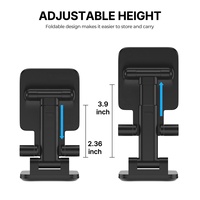 Soporte Ajustable para Teléfono de Escritorio ESEEKGO TS-01, Material Duradero para Dispositivos de 4 a 13.3 Pulgadas, Compatible con Tablets y Celulares
