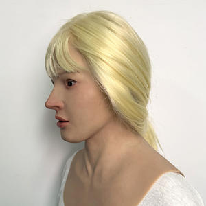 <span class=keywords><strong>Masque</strong></span> féminin en silicone <span class=keywords><strong>réaliste</strong></span> en gros, <span class=keywords><strong>masque</strong></span> de tête en silicone pour femme, <span class=keywords><strong>masque</strong></span> <span class=keywords><strong>réaliste</strong></span> pour cosplay <span class=keywords><strong>avec</strong></span> <span class=keywords><strong>cheveux</strong></span> - Product Image 3