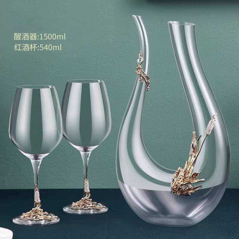 2ถ้วย + ไวน์ ducanter