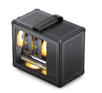 Boîtier Gaming JONSBO C6 Max Noir&Blanc MATX pour Carte Mère Micro-ATX, Tour PC