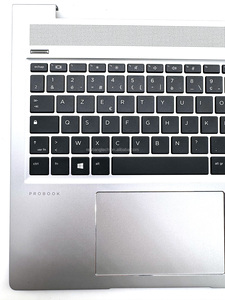 For HP ProBook 450 G7 455 G7 Laptop's New Silver Backlit AZERTY Layout France FR PalmRest & <b>Keyboard</b> Computer Parts-L45090-051 - Product Image 5
