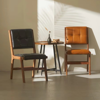 Chaise de salle à manger moderne en bois de style nordique, simple, pour la maison, le hall, l'hôtel, le magasin de vêtements, le bureau, les tables de salle à manger