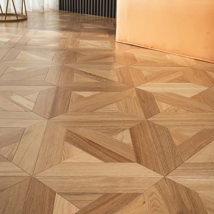 Chêne blanc laiteux, plancher 7759 450 * 450 * 15 ; 1㎡
