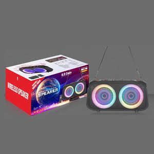 Profesional de alta calidad grande al aire libre Dj Rgb Color Party 6,5 pulgadas altavoces duales altavoz de Karaoke portátil - Product Image 3