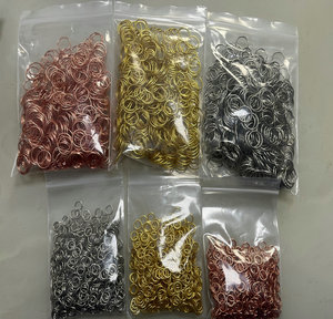 Marqueurs de mailles circulaires en métal pour tricot et <span class=keywords><strong>crochet</strong></span>, avec fermoir, colorés - Product Image 6