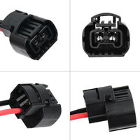 Connecteur d'ampoule antibrouillard personnalisé femelle PS24W 5202 H16 avec faisceau de câbles à deux câbles