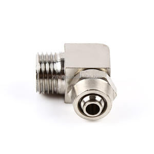 クイックツイスト PL8-02 オスネジ エルボ 90度 ワンタッチ継手 エアホース用 空圧クイックスクリュージョイント プッシュインチューブコネクター - Product Image 3