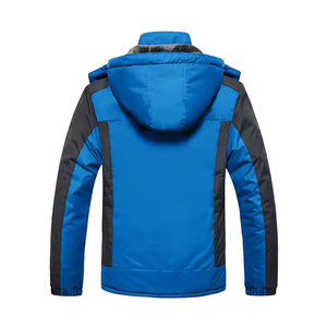 Tùy Chỉnh Ngoài Trời Áo Khoác Mùa Đông Với Mui Xe Người Đàn Ông Áo Gió Ngắt Tùy Chỉnh Làm Việc Áo Khoác Tùy Chỉnh - Product Image 2