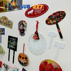 BEAUTYSUB 1.15mm HD sublimazione in metallo ornamenti natalizi rivestimento Longstar spazi vuoti in alluminio bianco trasferimento di calore stampa fotografica - Product Image 4