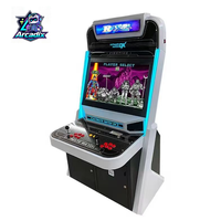 Arcadix – Machine de jeu d'arcade de combat à monnayeur pour 2 joueurs, 32 pouces, avec joystick, pour bar et centre de jeux