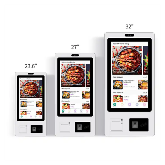 Food Order Machine Self Order Kiosk in Restaurant Mcdonald Kiosk Self Service Terminal Checkout Wall Mounted Kiosk
