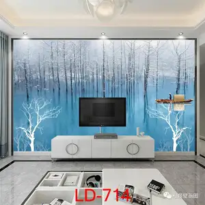 Tv Wall Porch Chinese Background Material, Decoration Wallpaper