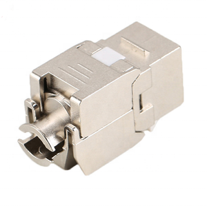 Eug Glory — connecteur réseau RJ45 Cat6A plaqué or, connecteur modulaire, blindé, pour fil solide - Product Image 4