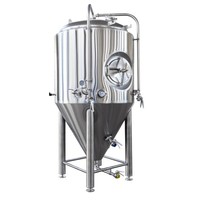 Réservoir de fermenteur de bière conique monocouche 300L avec PLC de récipient à pression de pompe et fermenteur de brassage de qualité de moteur à vendre