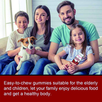 Gommes à os solides et sains, Calcium, magnésium, Zinc, vitamine D, gommes à vitamines pour femmes et enfants
